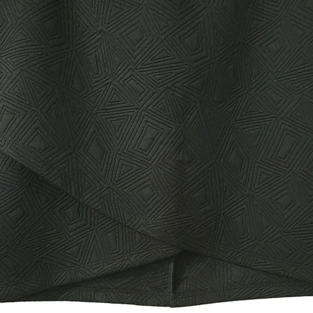 Mossimo Black Patterned Crossover Stretch Knit Pencil Skirt Size M
